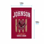 Boston College Eagles Garden Flag Custom Distressed Stripes Maroon Best Selling