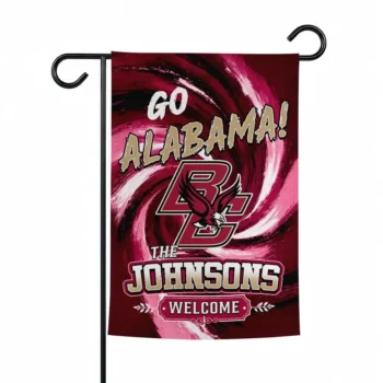 Boston College Eagles Garden Flag Personalized Swirl Vortex Maroon Best Selling