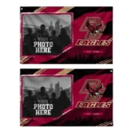 Boston College Eagles House Flag Custom Framed Photo Maroon Black Best Selling