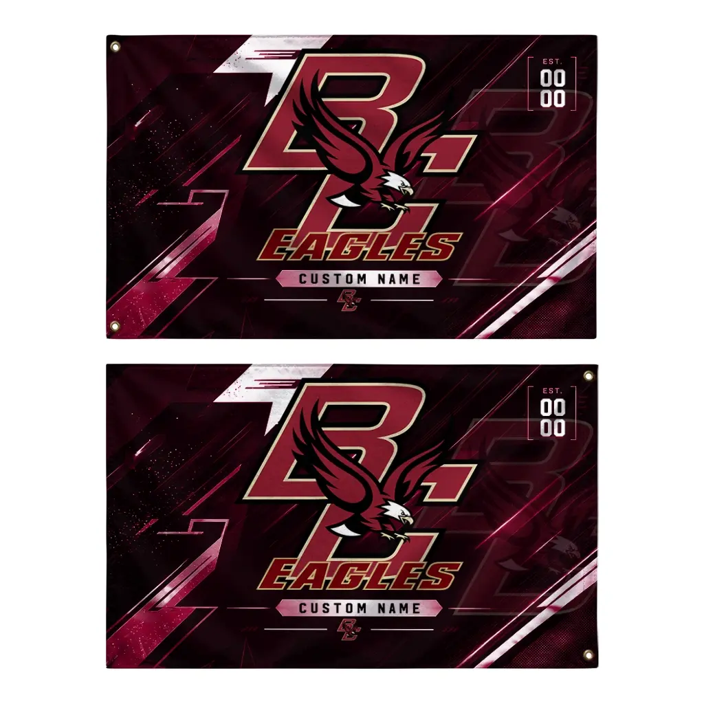 Boston College Eagles House Flag Custom Speed Slashes Maroon Fashion Forward Boston College Eagles House Flag Custom Speed Slashes Maroon Fashion Forward