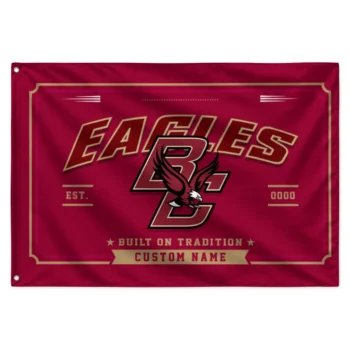 Boston College Eagles House Flag Customized Ornate Border Maroon Best Selling