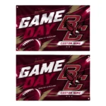 Boston College Eagles House Flag Personalized Action Streaks Maroon Best Selling