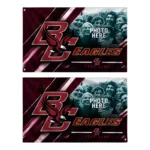 Boston College Eagles House Flag Personalized Diagonal Stripes Maroon Best Selling