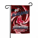 Boston Red Sox Garden Flag Custom Swirl Vortex Red Best Selling