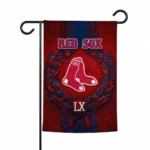 Boston Red Sox Garden Flag Customized Laurel Wreath Red Best Selling