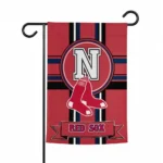 Boston Red Sox Garden Flag Personalized Circle Medallion Red Best Selling