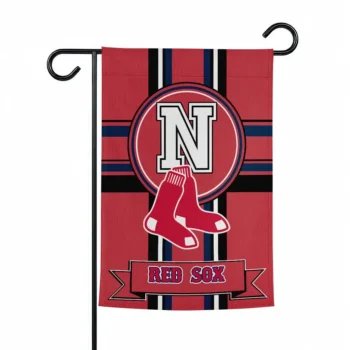 Boston Red Sox Garden Flag Personalized Circle Medallion Red Best Selling