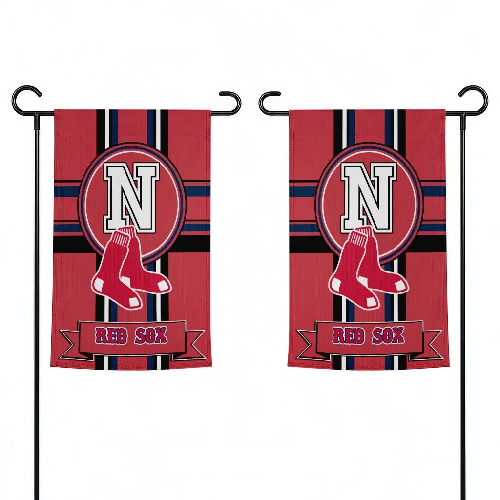 Boston Red Sox Garden Flag Personalized Circle Medallion Red Fashion Forward Boston Red Sox Garden Flag Personalized Circle Medallion Red Fashion Forward