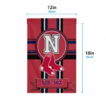 Boston Red Sox Garden Flag Personalized Circle Medallion Red Best Selling