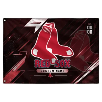 Boston Red Sox House Flag Customized Speed Slashes Red Best Selling