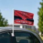Boston Red Sox House Flag Personalized Brushed Streaks Red Best Selling