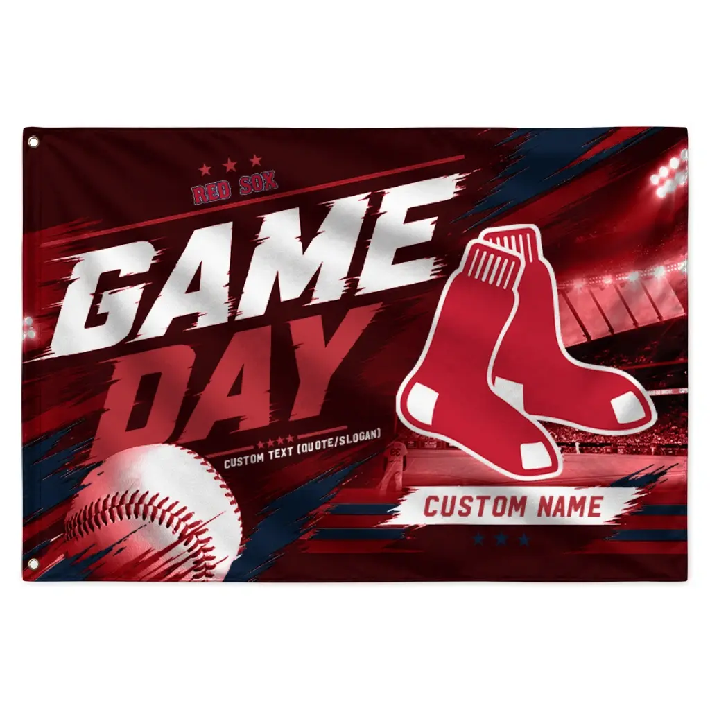 Boston Red Sox House Flag Personalized Tech Panels Red Best Selling Boston Red Sox House Flag Personalized Tech Panels Red Best Selling