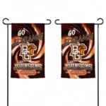 Bowling Green Falcons Garden Flag Custom Swirl Vortex Orange Best Selling