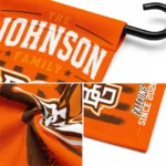 Bowling Green Falcons Garden Flag Customized Distressed Stripes Orange Best Selling