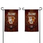 Bowling Green Falcons Garden Flag Customized Laurel Wreath Orange Best Selling