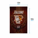 Bowling Green Falcons Garden Flag Customized Laurel Wreath Orange Best Selling