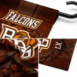 Bowling Green Falcons Garden Flag Customized Laurel Wreath Orange Best Selling