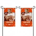 Bowling Green Falcons Garden Flag Customized Photo Frame Orange Best Selling
