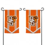 Bowling Green Falcons Garden Flag Personalized Chevron Stripes Orange Best Selling