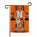 Bowling Green Falcons Garden Flag Personalized Circle Medallion Orange Best Selling