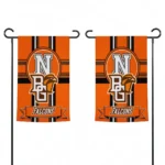 Bowling Green Falcons Garden Flag Personalized Circle Medallion Orange Best Selling