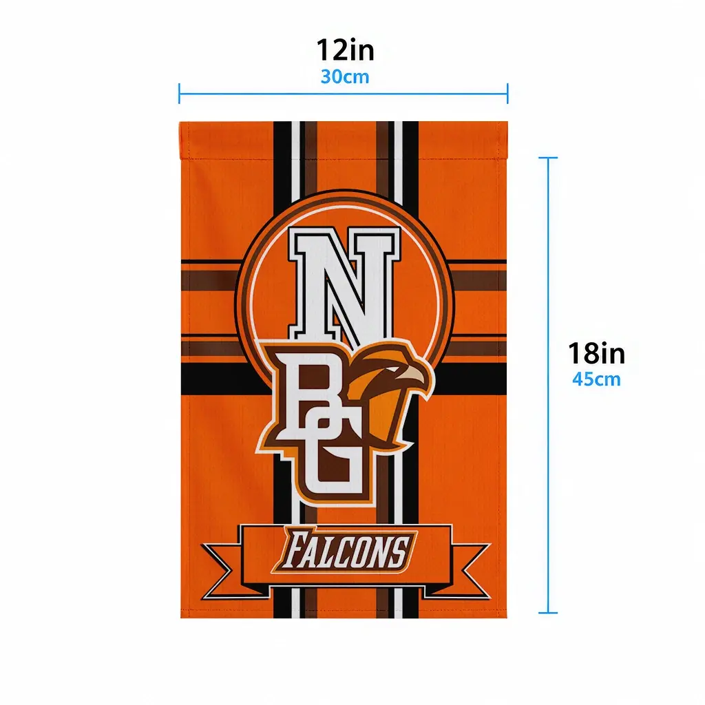 Bowling Green Falcons Garden Flag Personalized Circle Medallion Orange High Quality Bowling Green Falcons Garden Flag Personalized Circle Medallion Orange High Quality