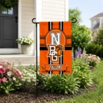 Bowling Green Falcons Garden Flag Personalized Circle Medallion Orange Best Selling