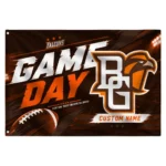 Bowling Green Falcons House Flag Custom Action Streaks Orange Best Selling
