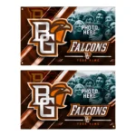 Bowling Green Falcons House Flag Custom Diagonal Stripes Orange Best Selling