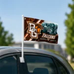 Bowling Green Falcons House Flag Custom Diagonal Stripes Orange Best Selling