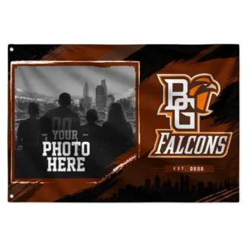 Bowling Green Falcons House Flag Customized Framed Photo Orange Black Best Selling