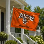 Bowling Green Falcons House Flag Personalized Ornate Border Orange Best Selling