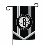 Brooklyn Nets Garden Flag Custom Chevron Stripes Black Best Selling