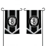 Brooklyn Nets Garden Flag Custom Chevron Stripes Black Best Selling