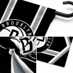 Brooklyn Nets Garden Flag Custom Chevron Stripes Black Best Selling