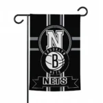 Brooklyn Nets Garden Flag Custom Circle Medallion Black Best Selling
