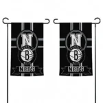 Brooklyn Nets Garden Flag Custom Circle Medallion Black Best Selling