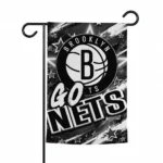 Brooklyn Nets Garden Flag Customized Glowing Star Black Best Selling