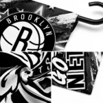 Brooklyn Nets Garden Flag Customized Glowing Star Black Best Selling