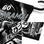 Brooklyn Nets Garden Flag Customized Swirl Vortex Black Best Selling