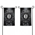 Brooklyn Nets Garden Flag Personalized Laurel Wreath Black Best Selling