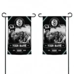 Brooklyn Nets Garden Flag Personalized Photo Frame Black Best Selling