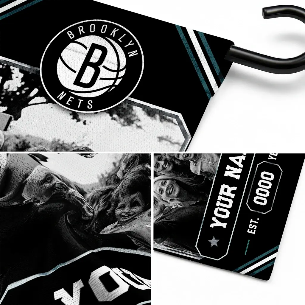 Brooklyn Nets Garden Flag Personalized Photo Frame Black Latest Model Brooklyn Nets Garden Flag Personalized Photo Frame Black Latest Model