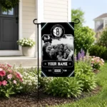 Brooklyn Nets Garden Flag Personalized Photo Frame Black Best Selling