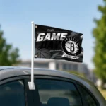 Brooklyn Nets House Flag Customized Energy Brushstrokes Black Best Selling