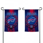 Buffalo Bills Garden Flag Customized Laurel Wreath Blue Best Selling