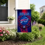Buffalo Bills Garden Flag Customized Laurel Wreath Blue Best Selling