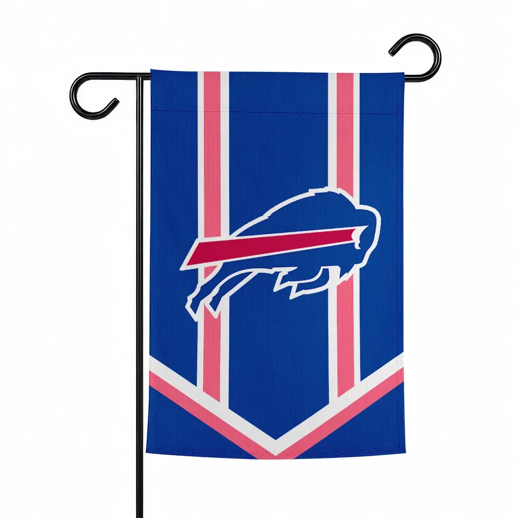 Buffalo Bills Garden Flag Personalized Chevron Stripes Blue Best Selling Buffalo Bills Garden Flag Personalized Chevron Stripes Blue Best Selling