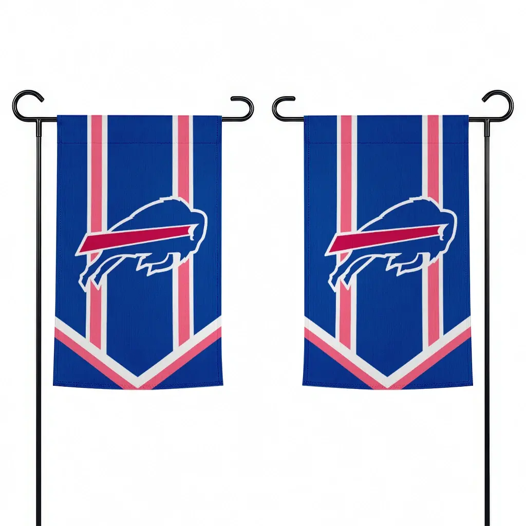 Buffalo Bills Garden Flag Personalized Chevron Stripes Blue Fashion Forward Buffalo Bills Garden Flag Personalized Chevron Stripes Blue Fashion Forward