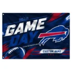 Buffalo Bills House Flag Custom Action Streaks Blue Best Selling